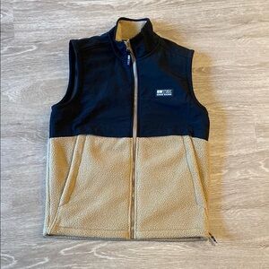 Black and Tan EBTek Fleece Vest